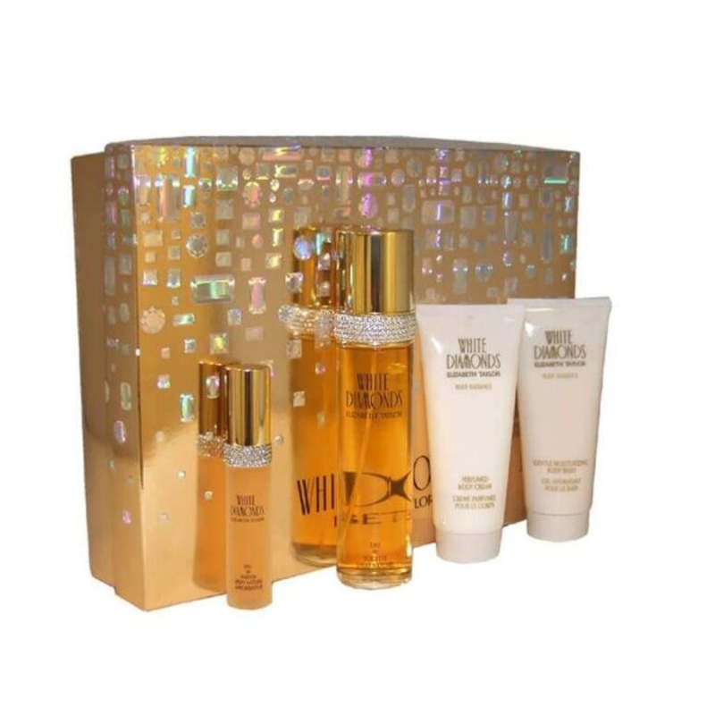 White Diamonds 4 Piece Set by Elizabeth Taylor for Women