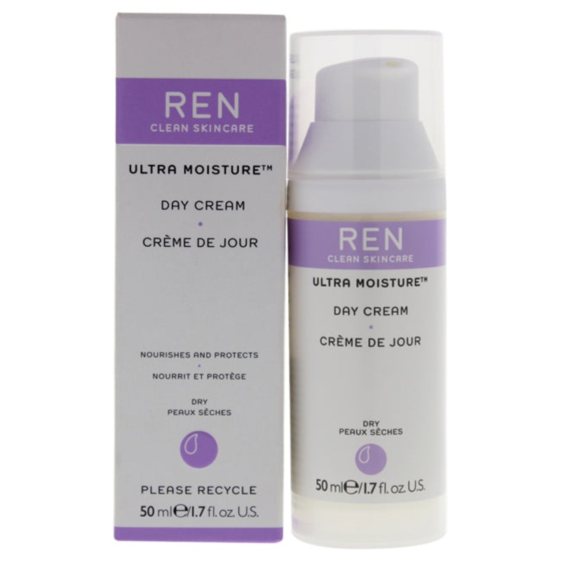 Ultra Moisture Day Cream by REN for Unisex – 1.7 oz Cream