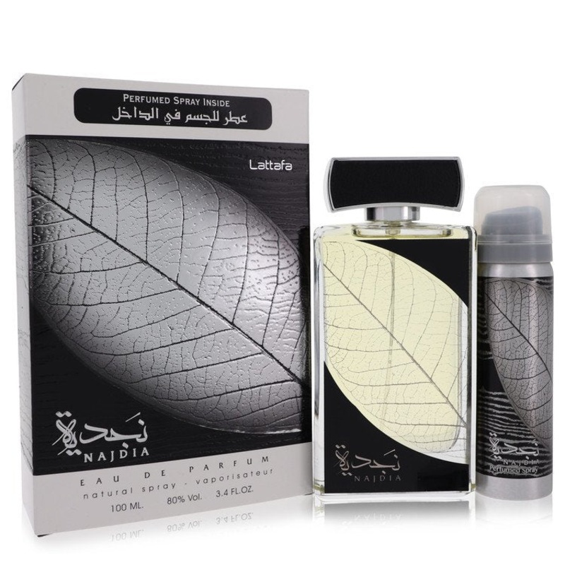 Najdia by Lattafa For Women Eau De Parfum Spray Plus 1.7 oz Deodorant  3.4 oz