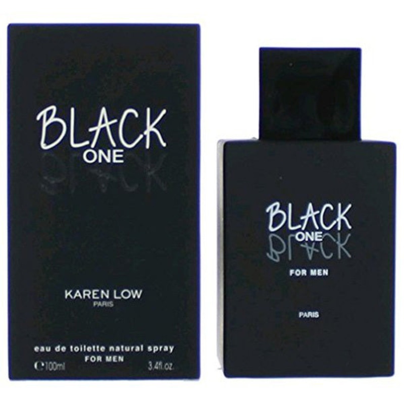 One Black by Karen Low 3.4 Oz. Eau De Toilette For Men