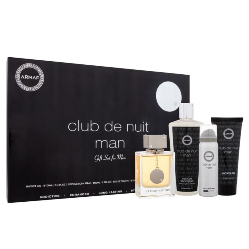 Armaf Club De Nuit 4 piece Gift Set by Armaf for Men