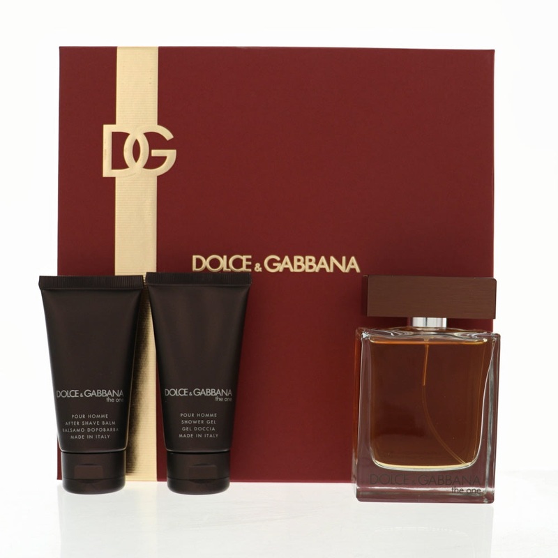 The One By Dolce & Gabbana Cologne 3 Piece Gift Set – 3.3 Oz Edt Spray, 1.7 Oz After Shave Balm, 1.7 Oz Shower Gel For Men – Gift Set