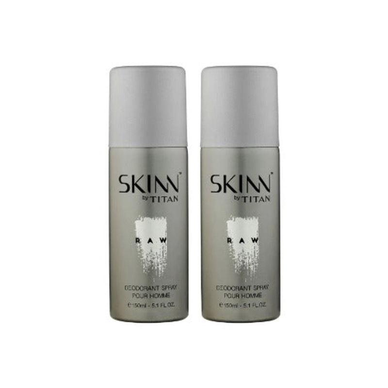 Titan Skinn Raw Deodorant For Men 150ml Pack of 2
