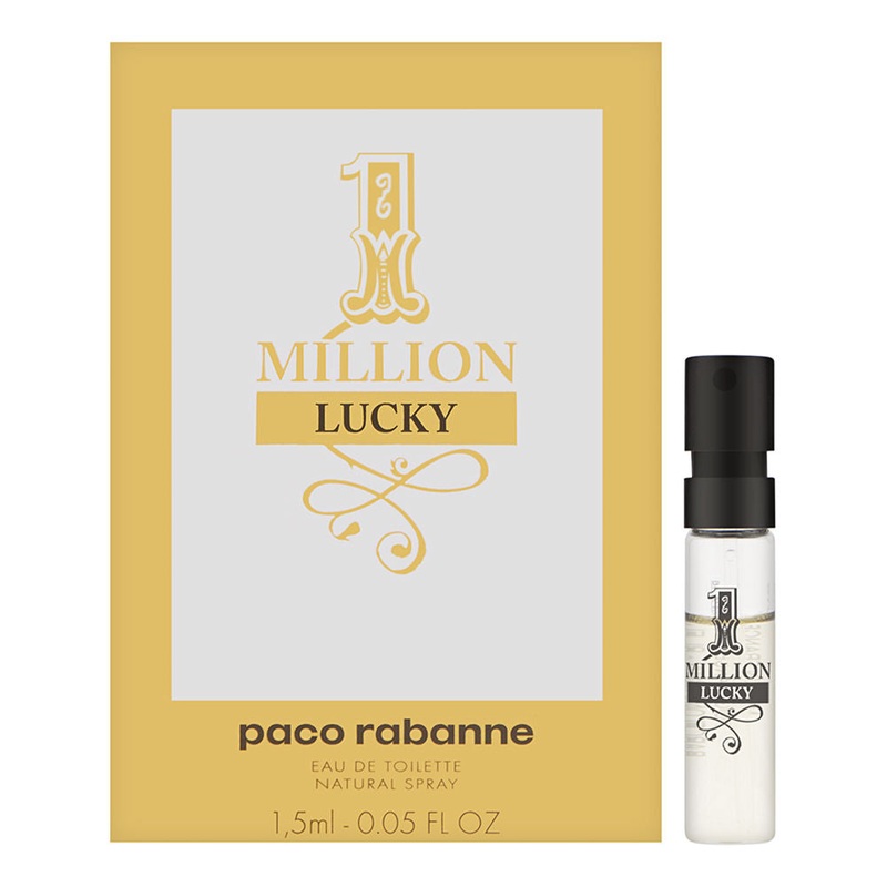 1 Million Lucky by Paco Rabanne for Men 3.4 oz Eau de Toilette Spray