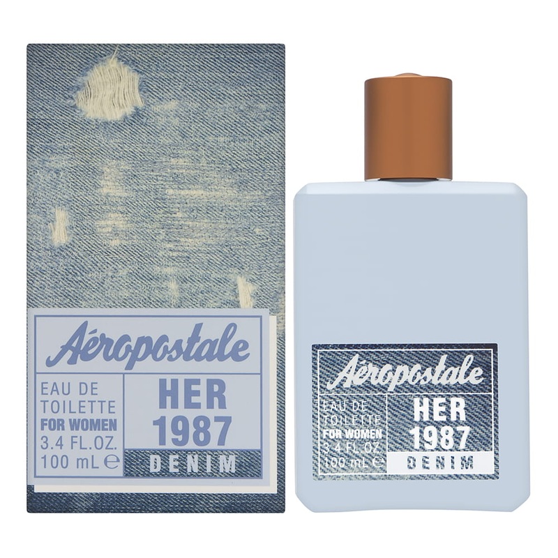 Aeropostale Her 1987 Denim by Aeropostale 3.4 oz Eau de Toilette Spray