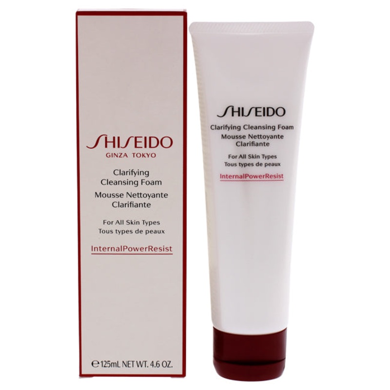 Clarifying Cleansing Foam by Shiseido for Unisex – 4.6 oz Cleanser