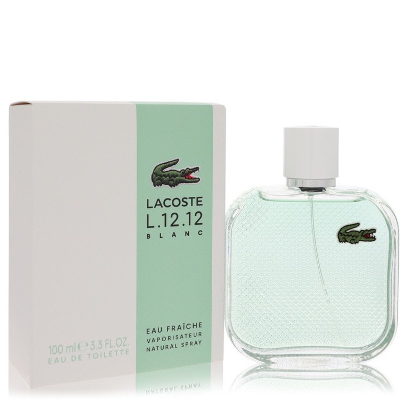 Lacoste Eau De Lacoste L.12.12 Blanc Eau Fraichie by Lacoste Eau De Toilette Spray 3.4 oz for Men – Premium Designer Fragrance