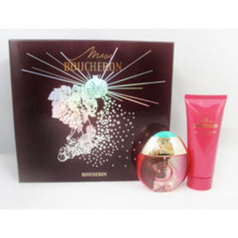 Miss Boucheron Gift Set by Boucheron 2 Piece Gift Set: 1.6 oz Eau de Toilette Spray + Music Box for Women
