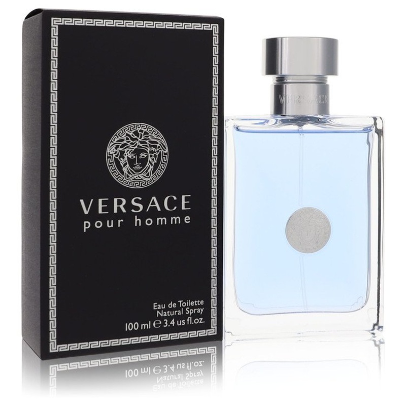 Versace Pour Homme by Versace Eau De Toilette Spray 3.4 oz for Men – Premium Designer Fragrance