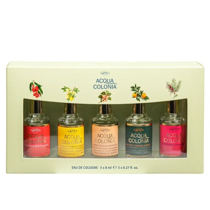 Acqua Colonia 5Pcs Variety Set by 4711 (Unisex)
