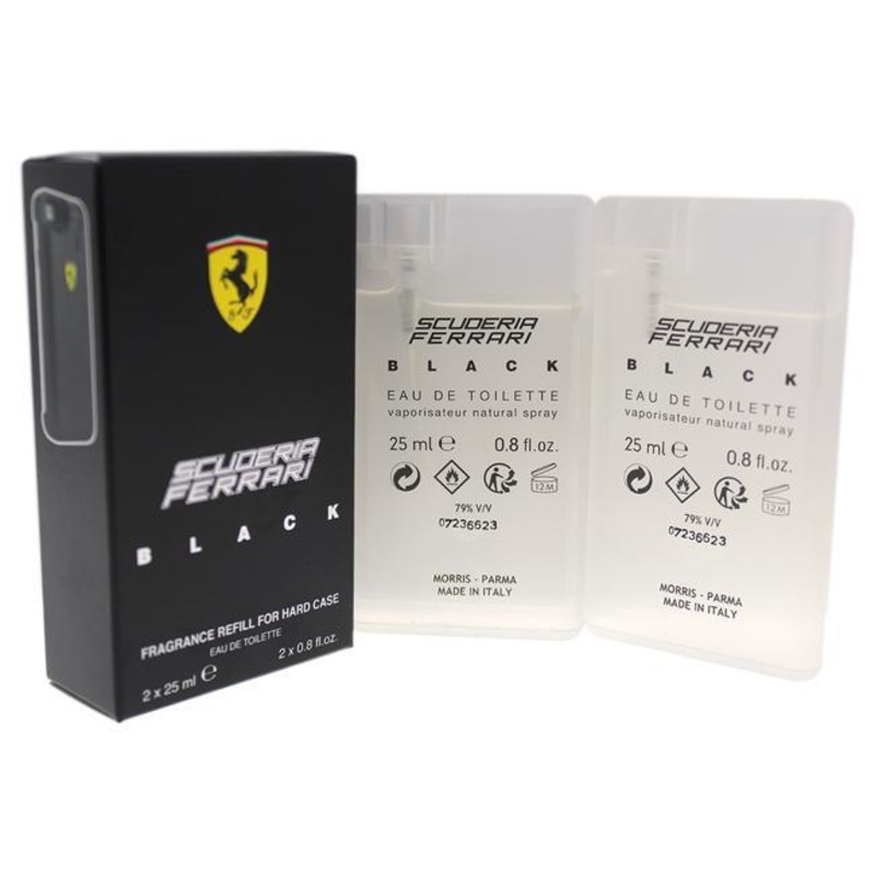 Ferrari Black Fragrance Refill Cologne (Refill) 2 x 0.8 oz.