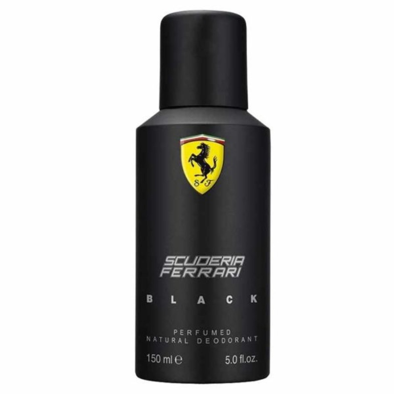 Scuderia Ferrari Black Deodorant for Men 150ml 150ml