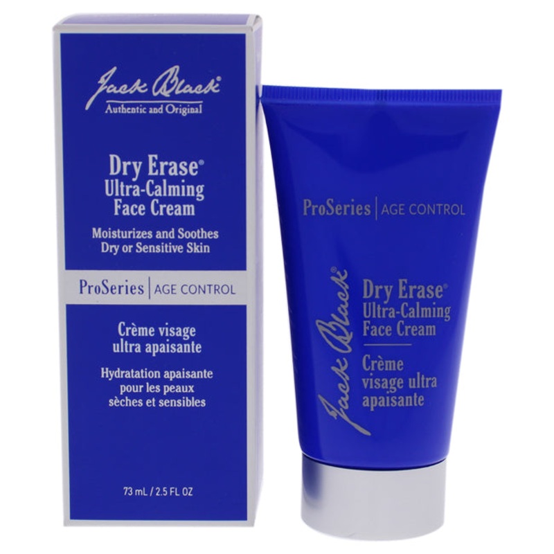 Dry Erase Ultra-Calming Face Cream by Jack Black for Men – 2.5 oz Cream 2.5 oz.