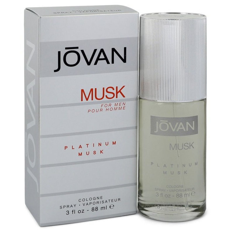 Jovan Platinum Musk by Jovan For Men Cologne Spray 3 oz