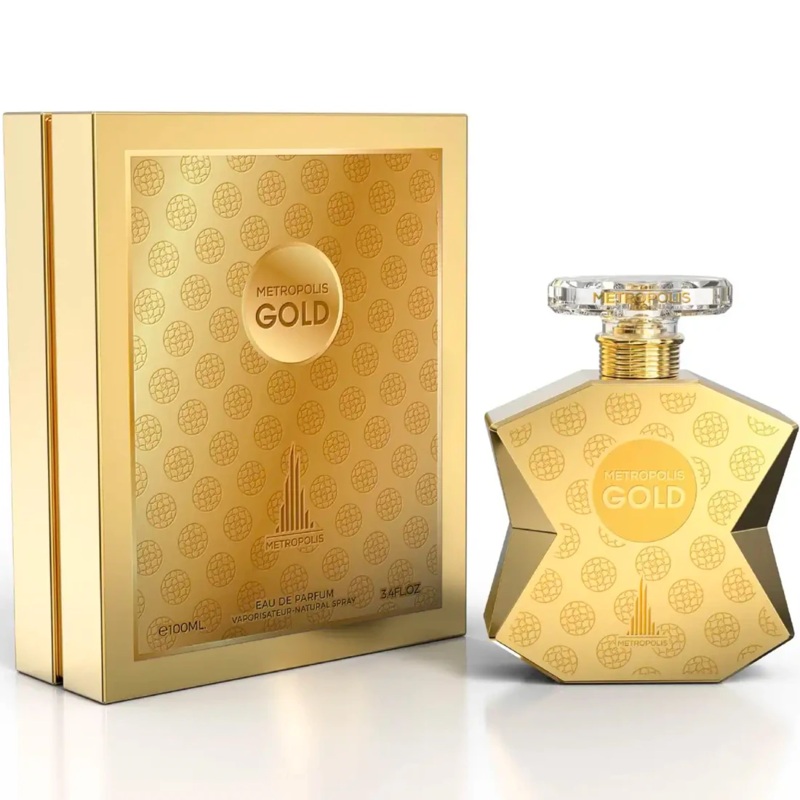 Metropolis Gold 3.4 oz EDP for unisex