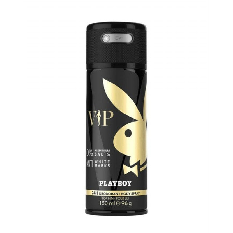 Playboy VIP Deodorant by Playboy 5.0 Oz. Deodorant Spray For Men