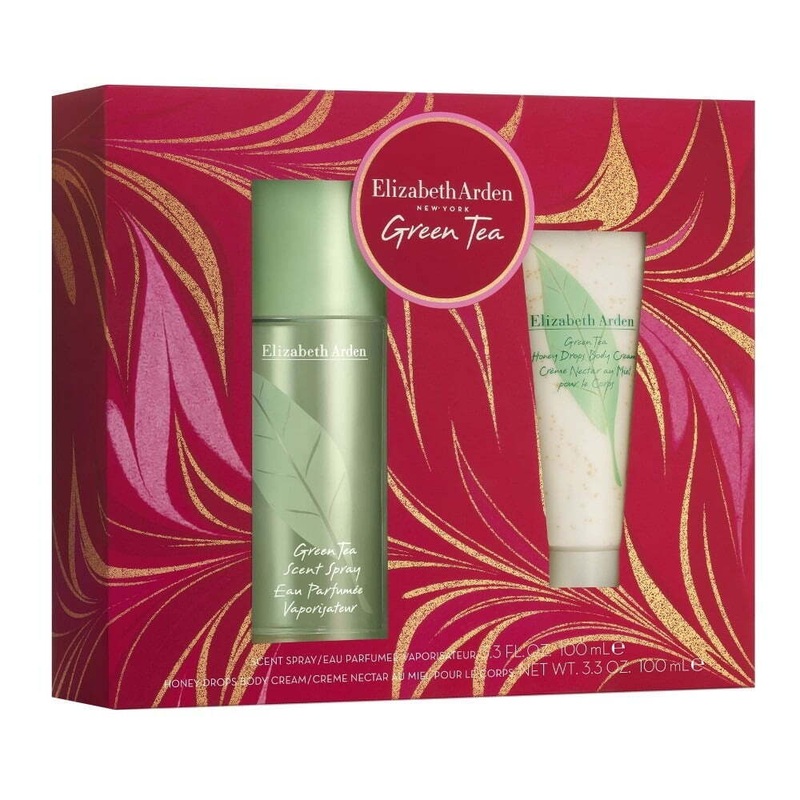 Elizabeth Arden Green Tea 2PCS Gift Set – 100ML EDP Spray + 100ML Body Lotion (Women)