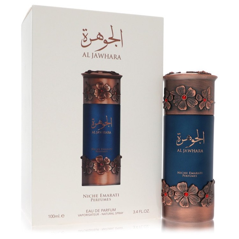 Niche Emarati Al Jawhara By Lattafa Cologne 3.4 Oz Edp Spray For Men – Box