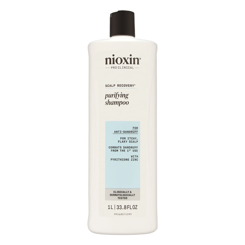 Nioxin Scalp Recovery Purifying Shampoo for Itchy Flaky Scalp 33.8oz/1 Liter