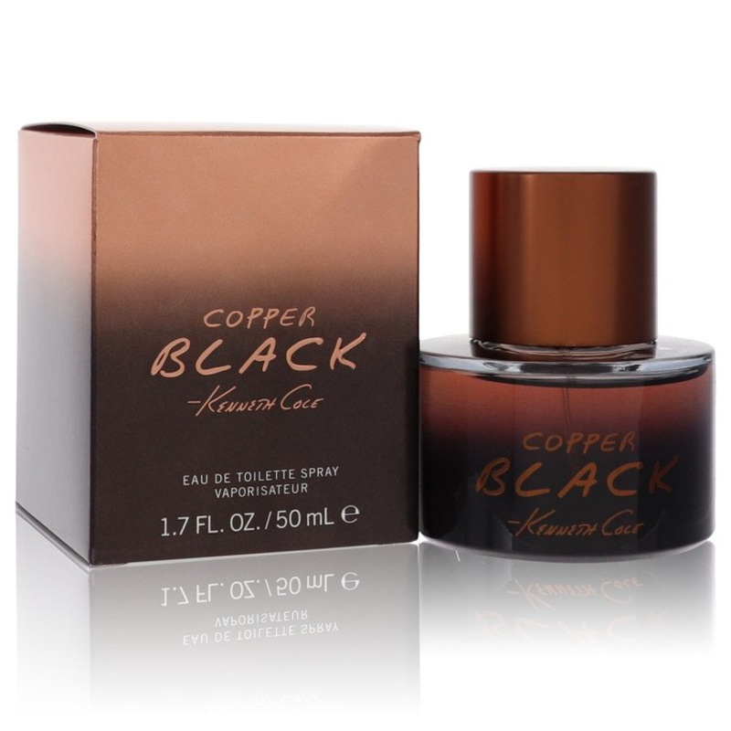 Kenneth Cole Copper Black by Kenneth Cole Eau De Toilette Spray 1.7 oz / 50 ml for Men