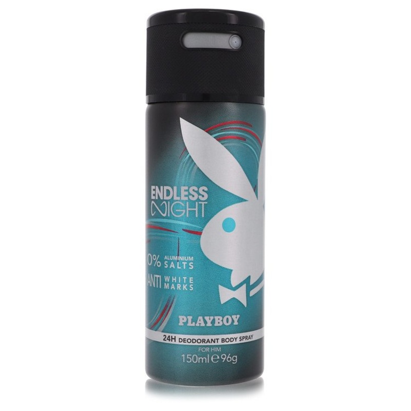Playboy Endless Night by Playboy Deodorant Spray 5 oz for Men – Premium Designer Fragrance