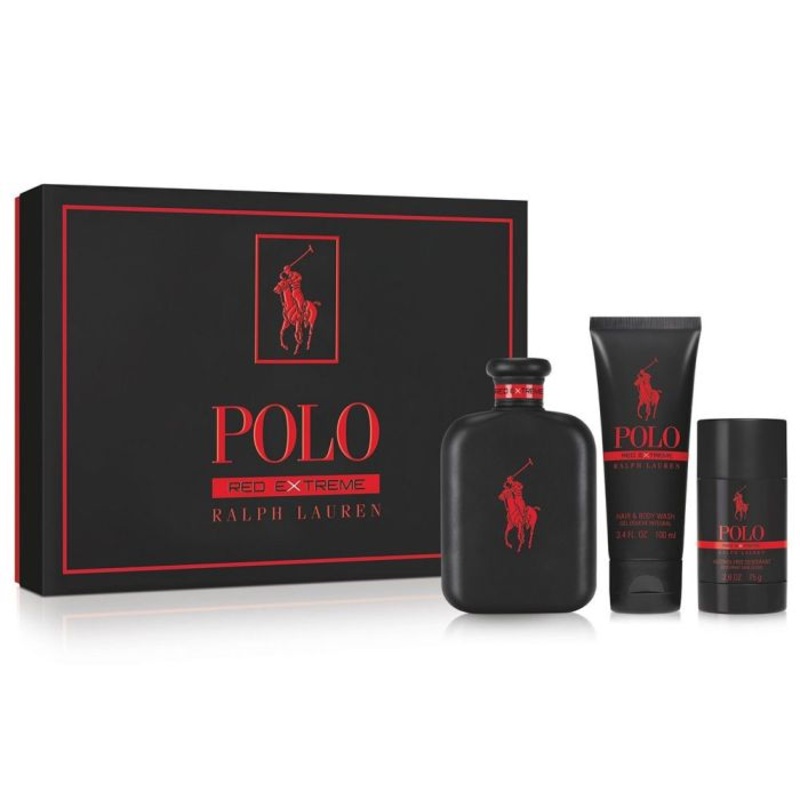 Polo Red Extreme 3 Piece Set by Ralph Lauren for Men