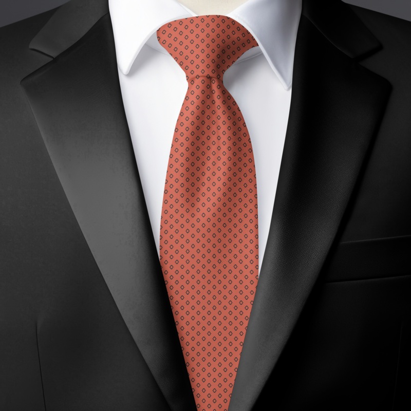 Chokore Orange Silk Tie – Indian at Heart range