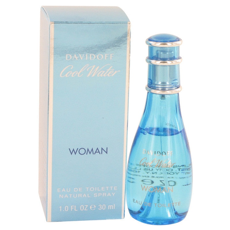 Cool Water by Davidoff For Women Eau De Toilette Spray 1 oz