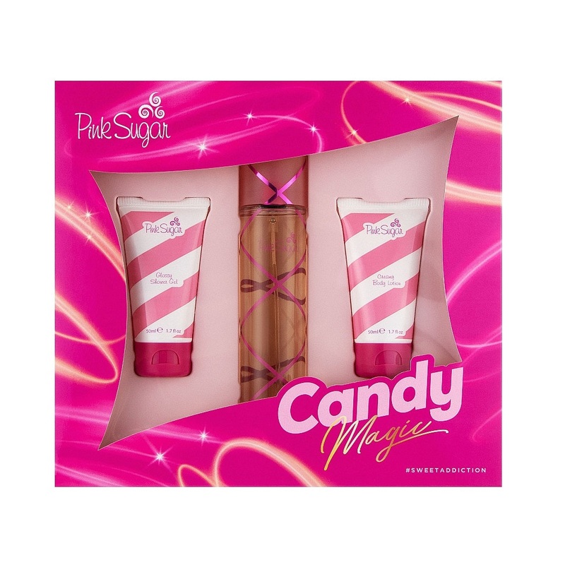 Pink Sugar Gift Set – 50ML EDT Spray + 50ML Shower Gel + 50ML Body Lotion (Women)