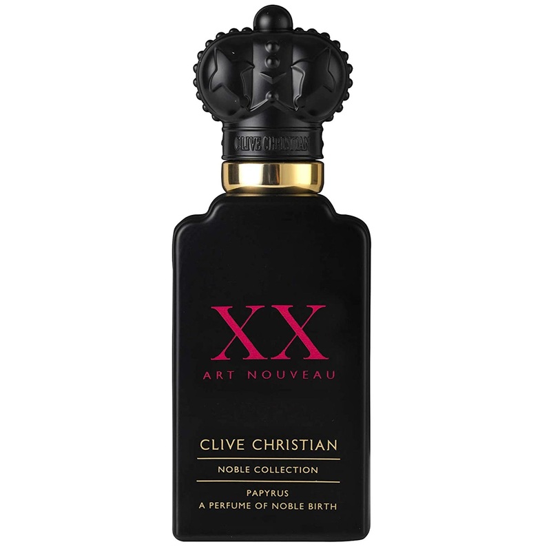 Clive Christian Noble Collection XX Art Nouveau Papyrus Parfum for Men – Box Item 5ml Atomizer Black