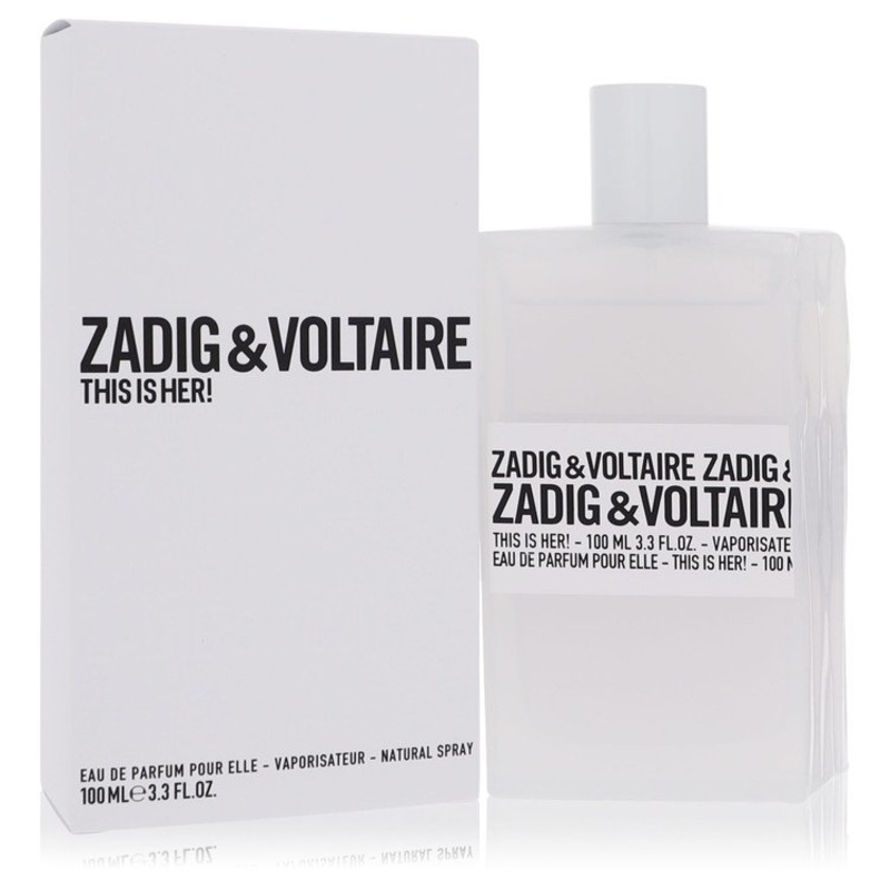 This is Her by Zadig & Voltaire Eau De Parfum Spray 3.4 oz for Women – Premium Designer Fragrance