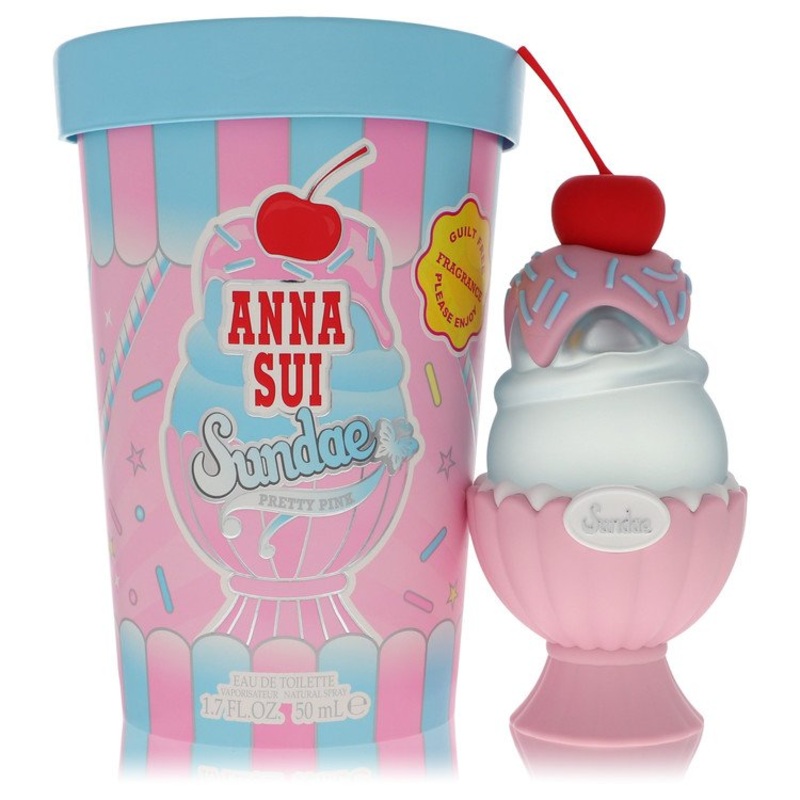 Anna Sui Sundae Pretty Pink by Anna Sui For Women Eau De Toilette Spray 1.7 oz