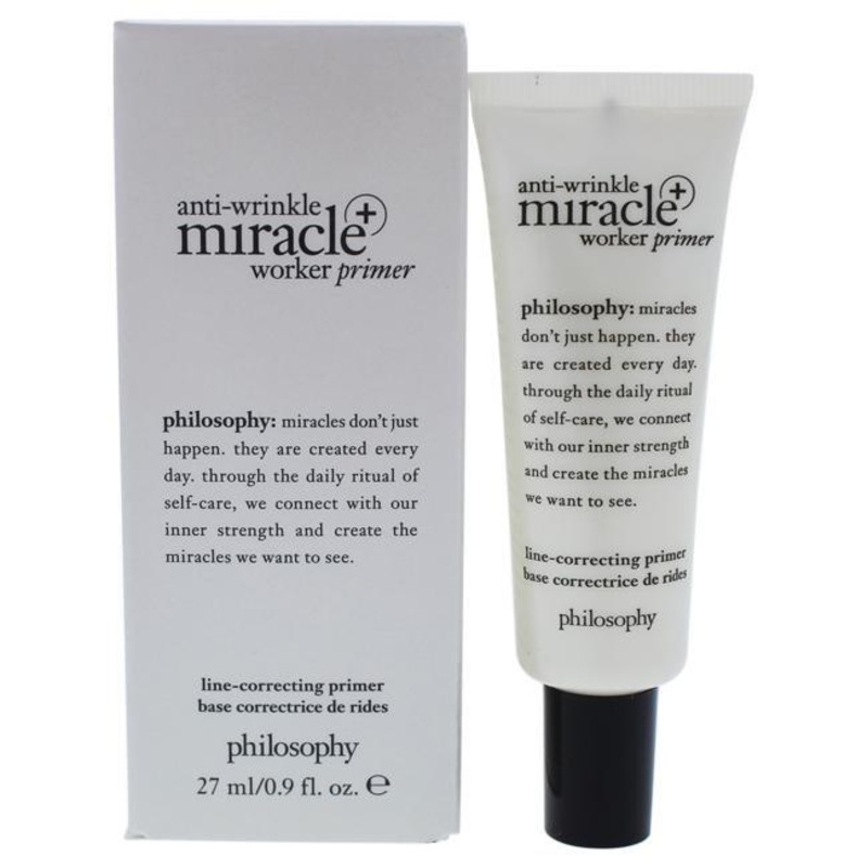 Anti-Wrinkle Miracle Worker Primer Plus Line-Correcting Primer by Philosophy for Women – 0.9 oz