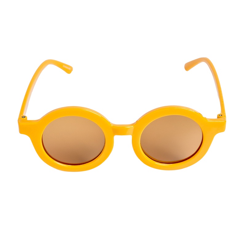 Chokore Trendy Round Sunglasses MUSTARD