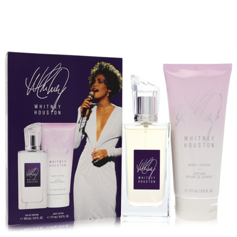 Whitney Houston by Whitney Houston For Women Gift Set — 3.4 oz Eau De Parfum Spray + 6 oz Body Lotion Gift Set — 3.4 oz Eau De Parfum Spray + 6 oz Body Lotion
