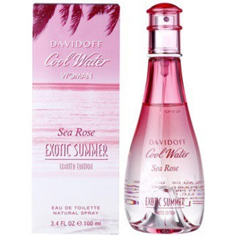 Cool Water Sea Rose Exotic Summer by Davidoff 3.4 Oz. Eau De Toilette For Women