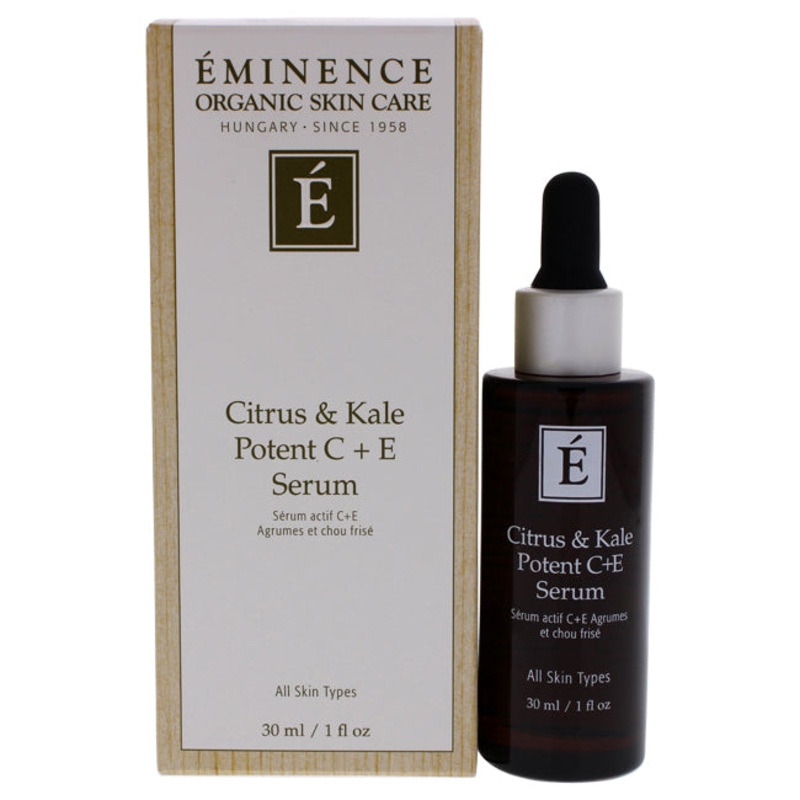 Citrus and Kale Potent C Plus E Serum by Eminence for Unisex – 1 oz Serum 1 oz.