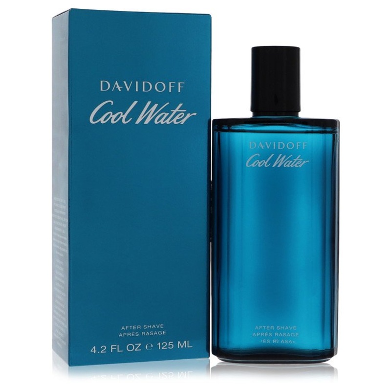 Cool Water By Davidoff Cologne 4.2 Oz After Shave Splash For Men – Box