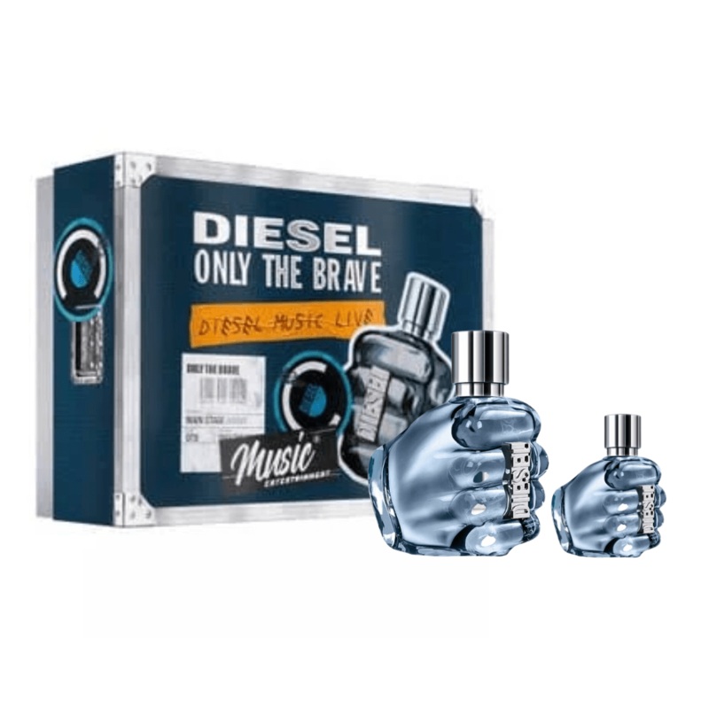 Diesel Only The Brave Men’s Aftershave Gift Set (125ml EDT + 35ml EDT)