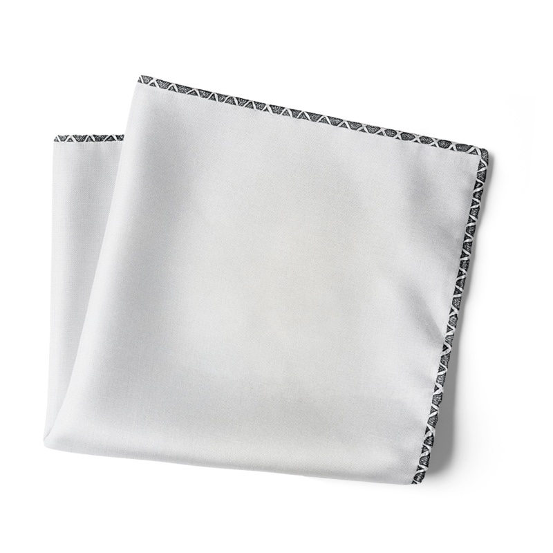 Boundaries (Charcoal) – Pocket Square