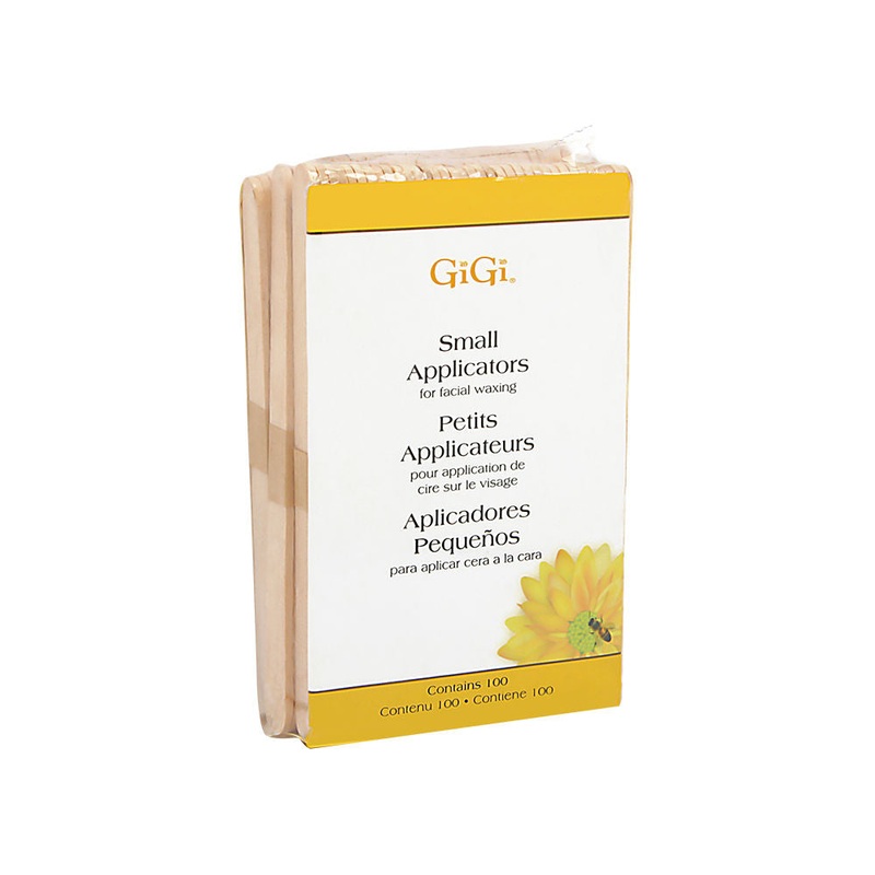 GiGi Small Applicators for Facial Waxing 100 Sticks