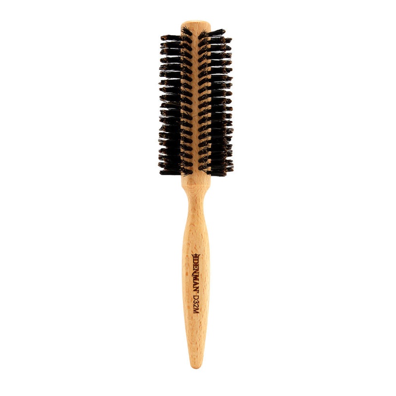 Denman D32M Medium Wooden Curling Brush 0.7 Inch