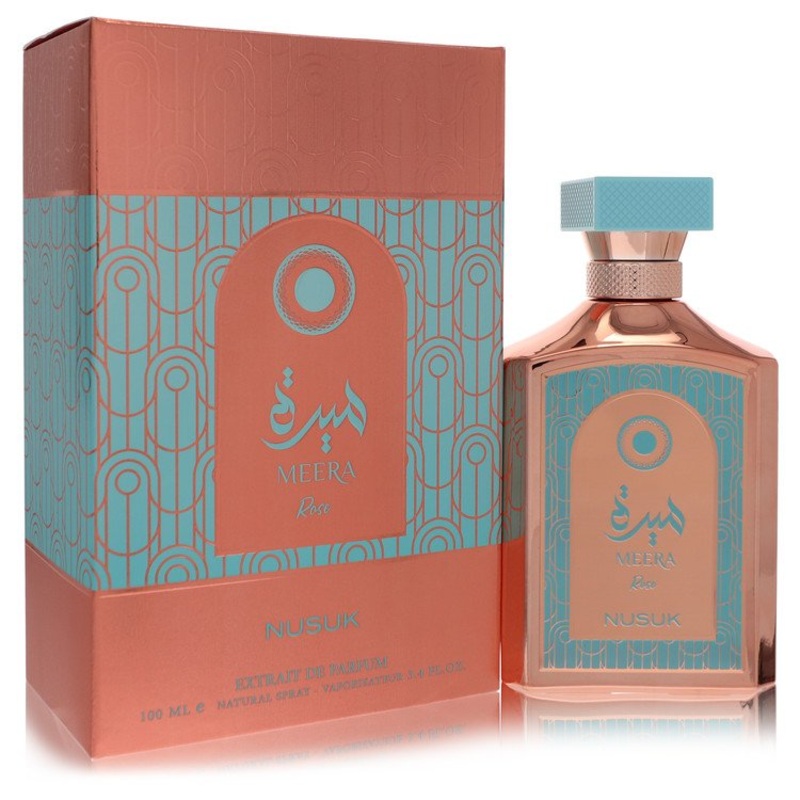 Nusuk Meera Rose by Nusuk For Women Extrait De Parfum Spray 3.4 oz