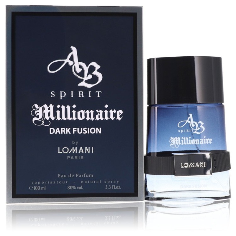 Spirit Millionaire Dark Fusion by Lomani Eau De Parfum Spray 3.3 oz for Men – Premium Designer Fragrance