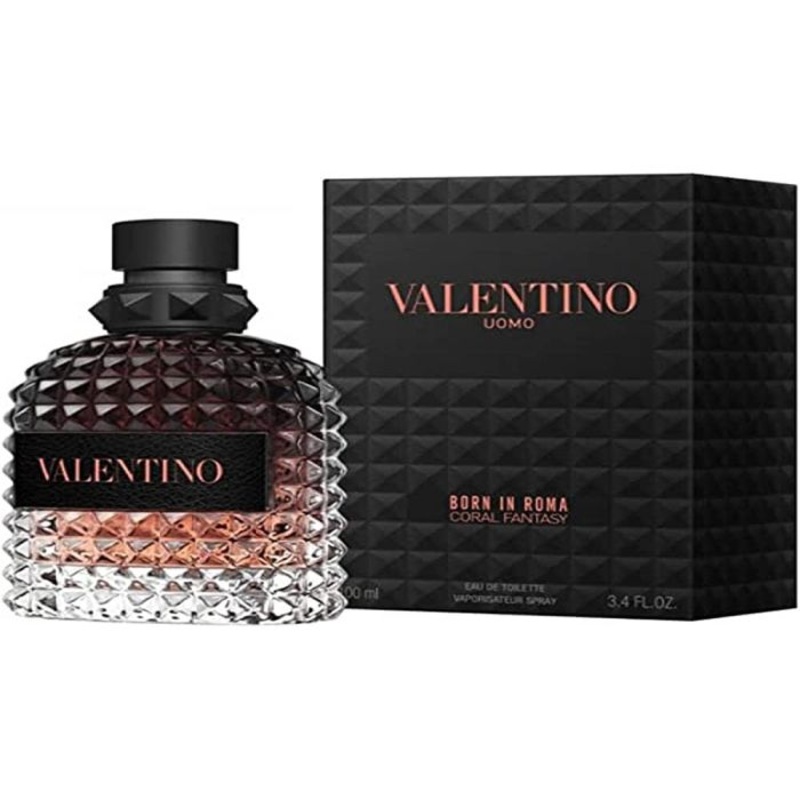 Uomo Born In Roma Coral Fantasy by Valentino for Men