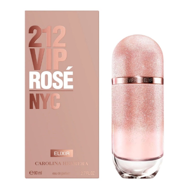 Carolina Herrera 212 VIP Rose Elixir for women | Samples 2.7 oz / 80 ml