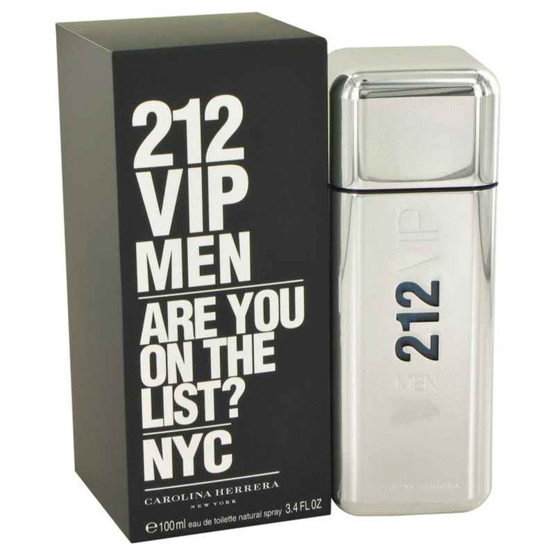 212 Vip by Carolina Herrera For Men Eau De Toilette Spray 3.4 oz