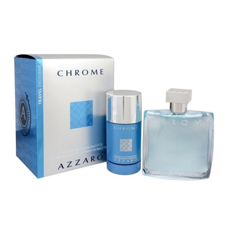 Chrome 2 Piece Gift Set by Azzaro for Men