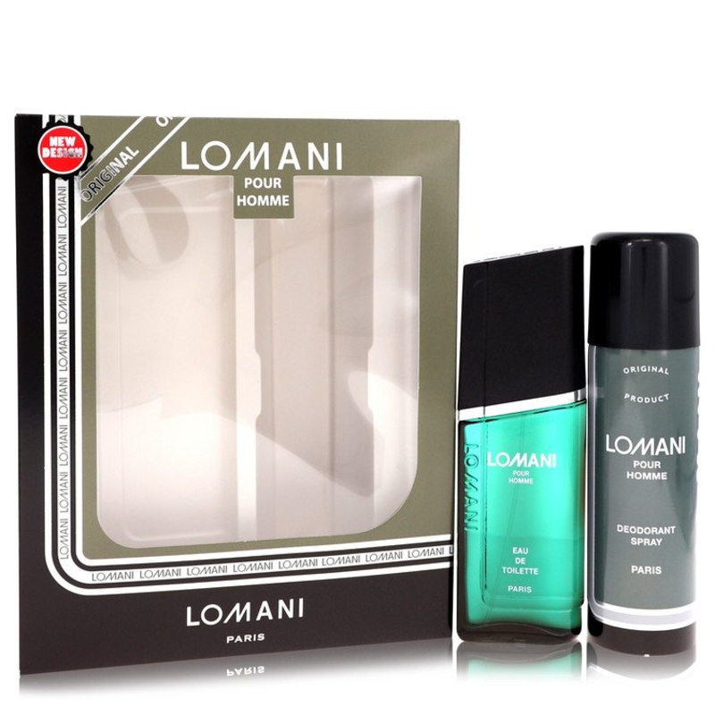 Lomani by Lomani Gift Set — 3.4 oz Eau De Toilette Spray + 6.7 oz Deodorant Spray / — for Men