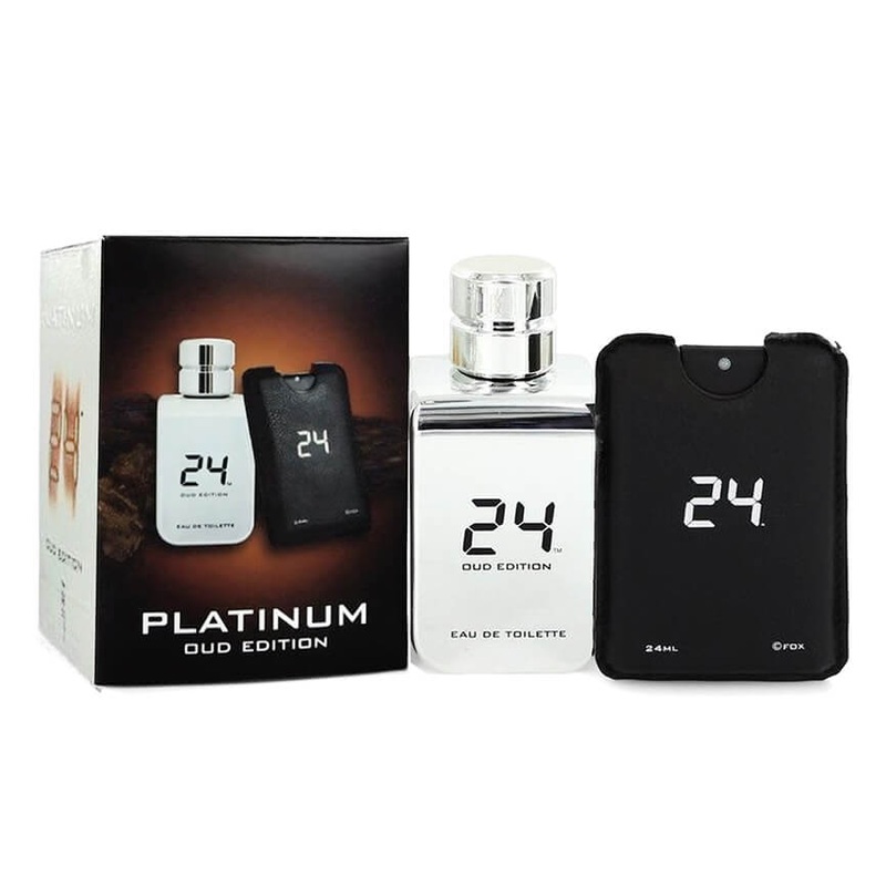Scent Story 24 Hours Platinum Oud Edition 2pc Set 100ml EDT (M)